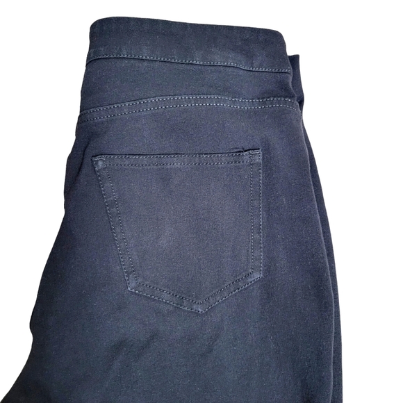 MM LaFleur Black front Zip stretch Pants Size 4 - Picture 5 of 9